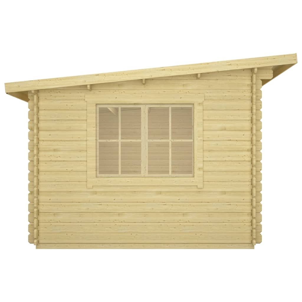 Log Cabin 34 mm 416x345x236,2 cm Solid Pinewood